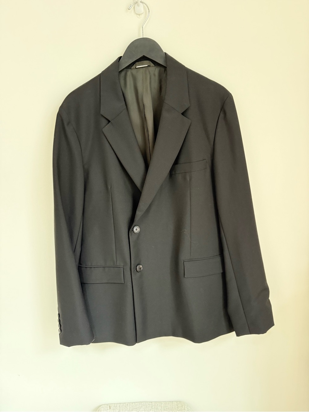 Acne Studios Black Two-Button Double Breasted Blazer